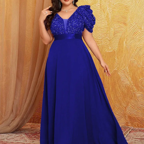 Vestido Festa Longo Plus Size Federica