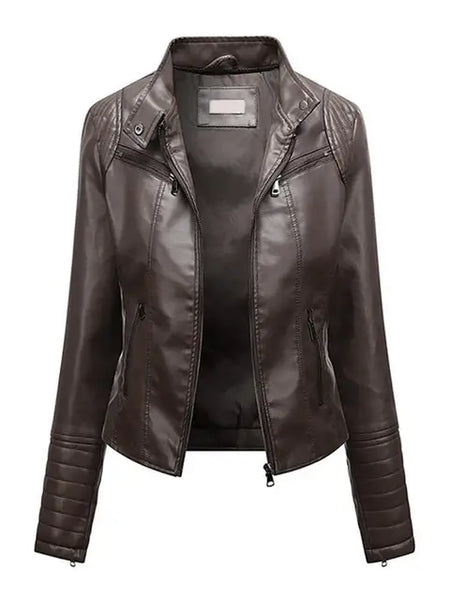 Jaqueta De Couro Feminina Edna