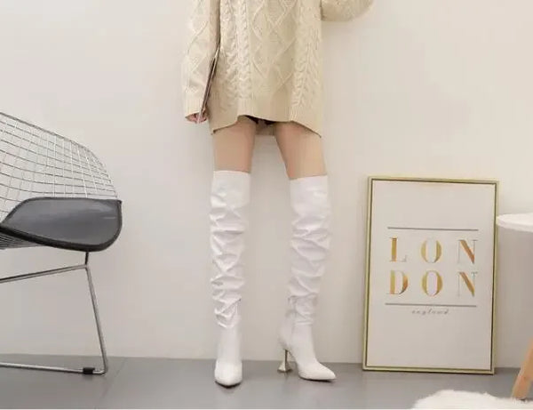 Bota Cano Alto Feminina Anita