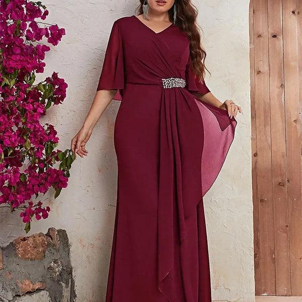Vestido Longo Plus Size Festa Vittoria
