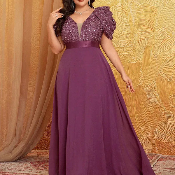 Vestido Festa Longo Plus Size Federica