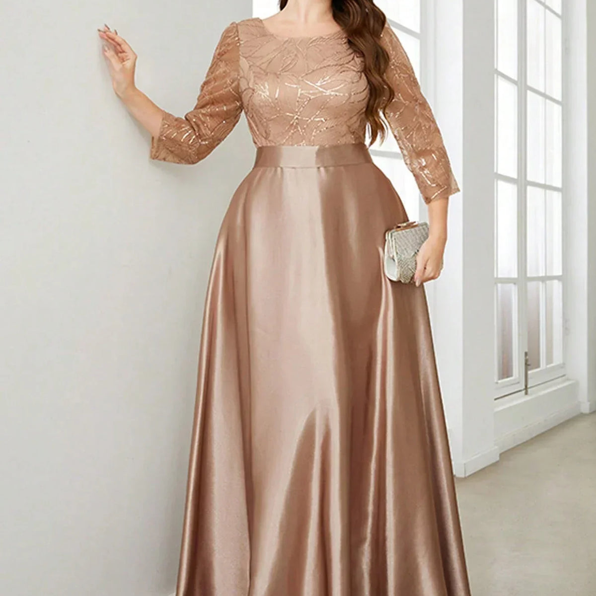 Vestido Longo Plus Size Festa Anita