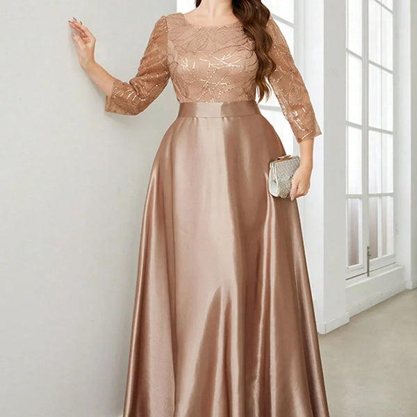 Vestido Longo Plus Size Festa Anita