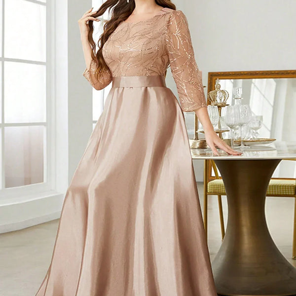 Vestido Longo Plus Size Festa Anita