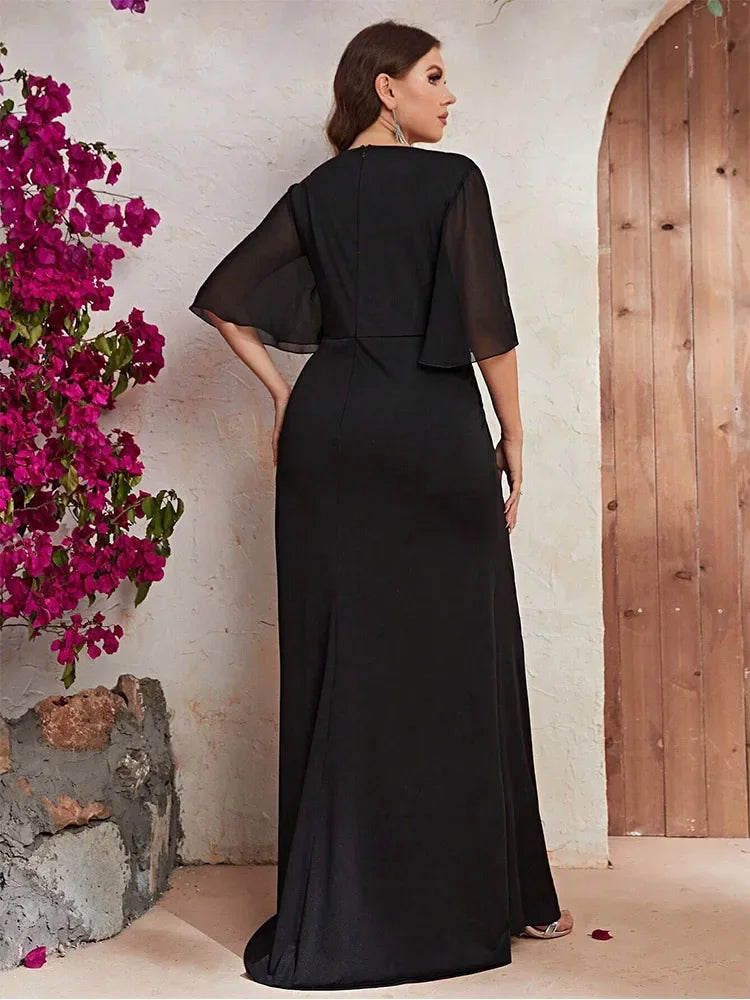 Vestido Longo Plus Size Festa Vittoria