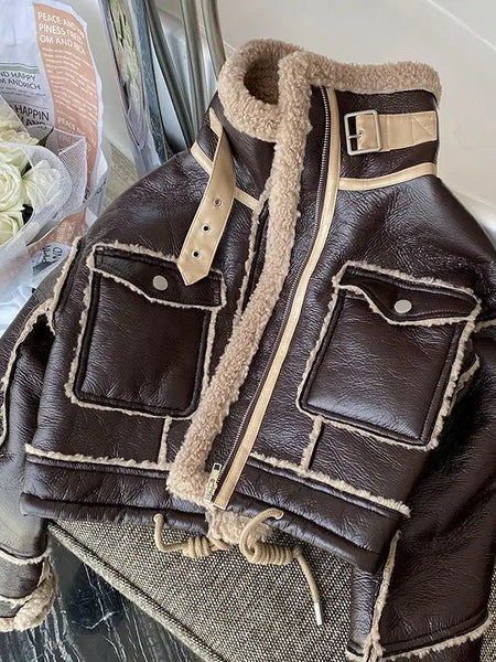 Jaqueta de Couro Feminino Isabela