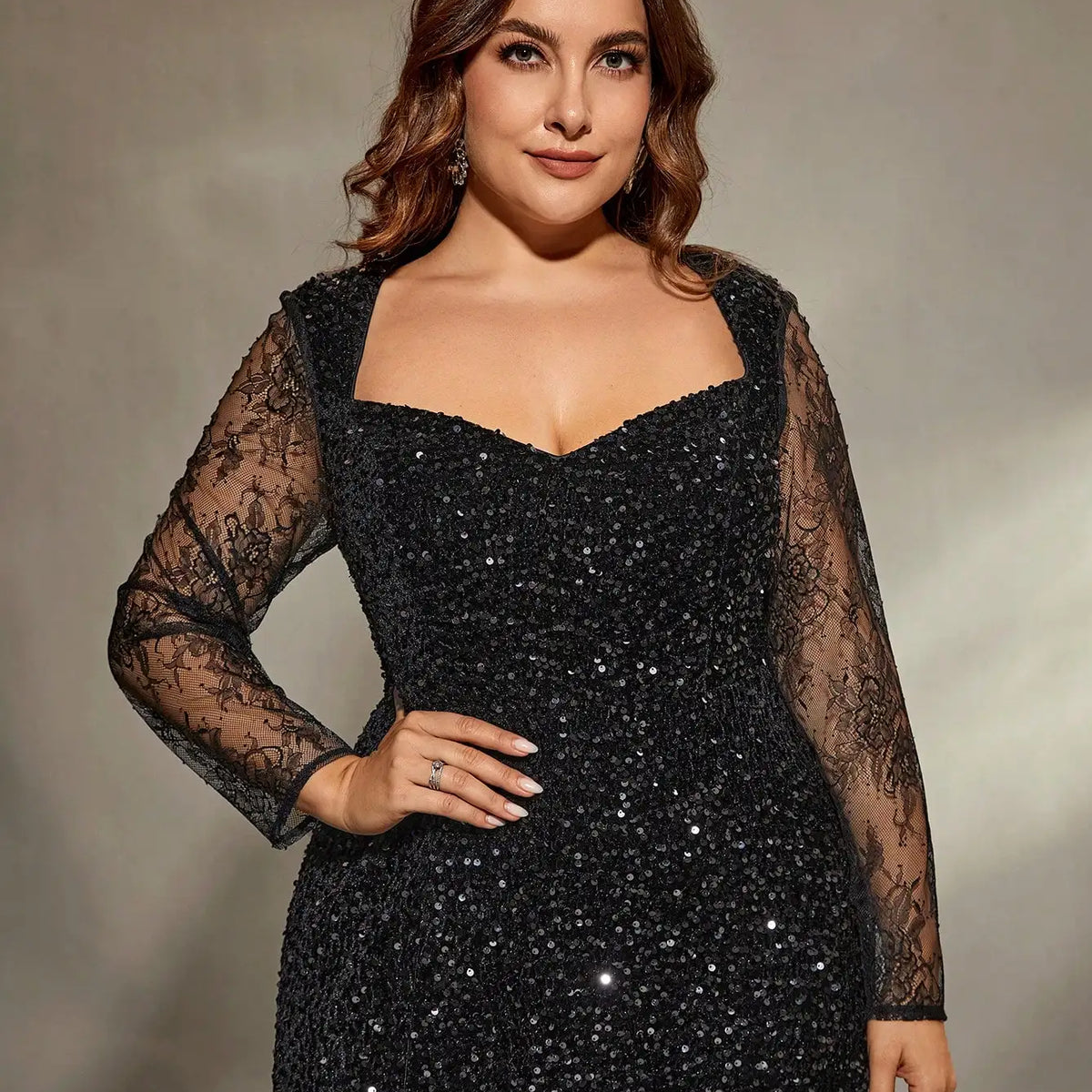 Vestido Festa Longo Plus Size Emma