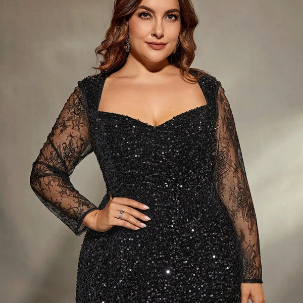 Vestido Festa Longo Plus Size Emma