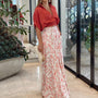 Conjunto Saia Longa Estampada Débora