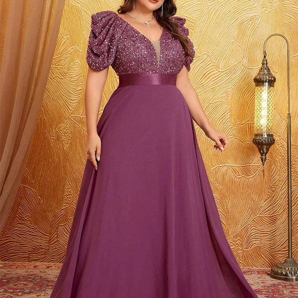 Vestido Festa Longo Plus Size Federica
