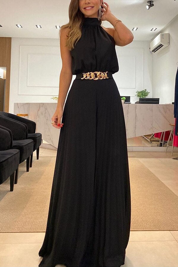 Macacão Pantalona Jumpsuit