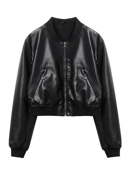 Jaqueta Feminina de Couro Maria