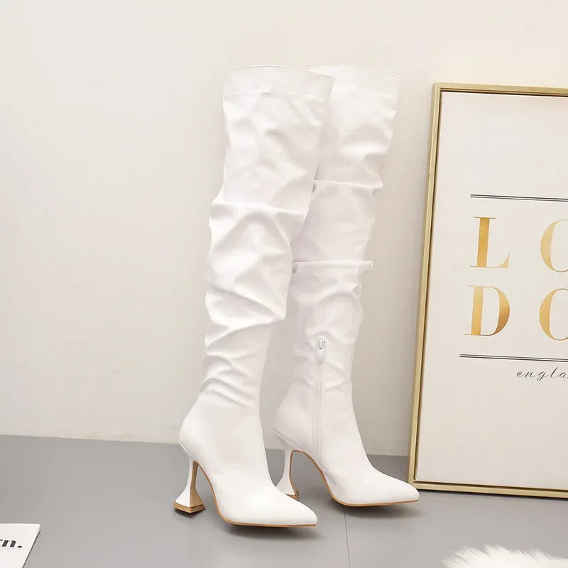 Bota Cano Alto Feminina Anita