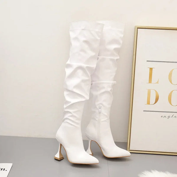 Bota Cano Alto Feminina Anita