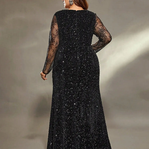 Vestido Festa Longo Plus Size Emma