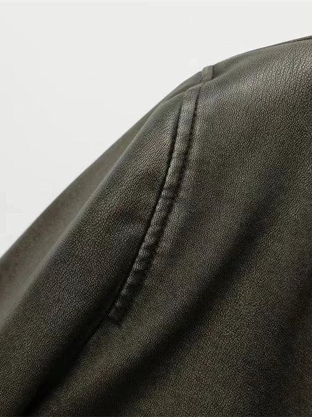 Jaqueta Feminina de Couro Maria