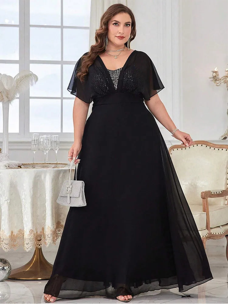 Vestido Longo Plus Size Festa Asia