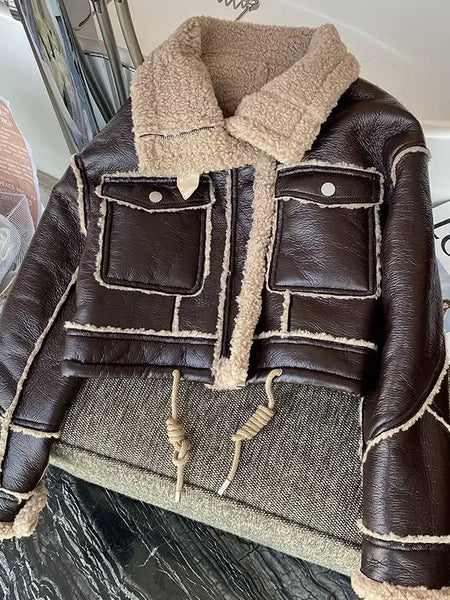 Jaqueta de Couro Feminino Isabela