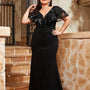 Vestido Plus Size Festa Longo Pamela