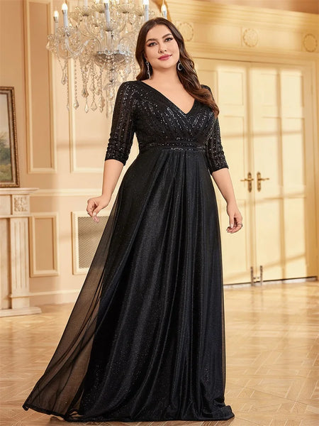 Vestido Longo Plus Size Festa Alessia
