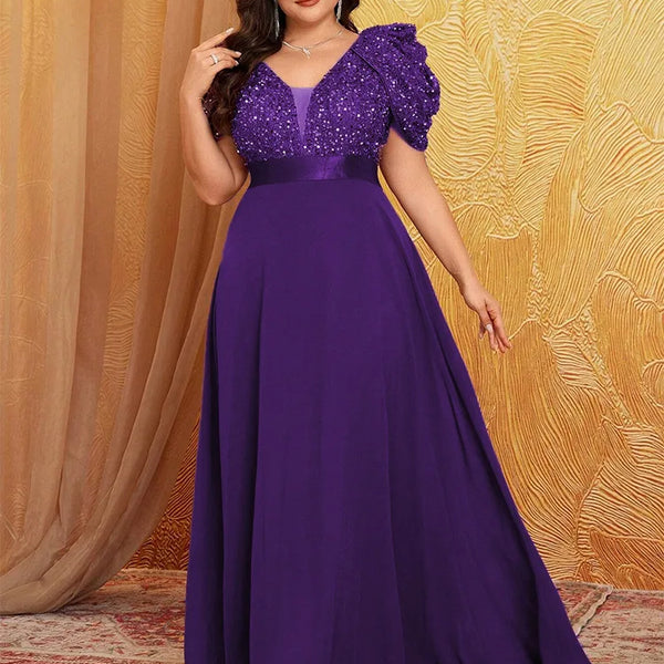 Vestido Festa Longo Plus Size Federica