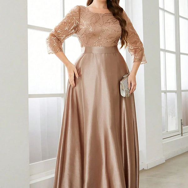 Vestido Longo Plus Size Festa Anita