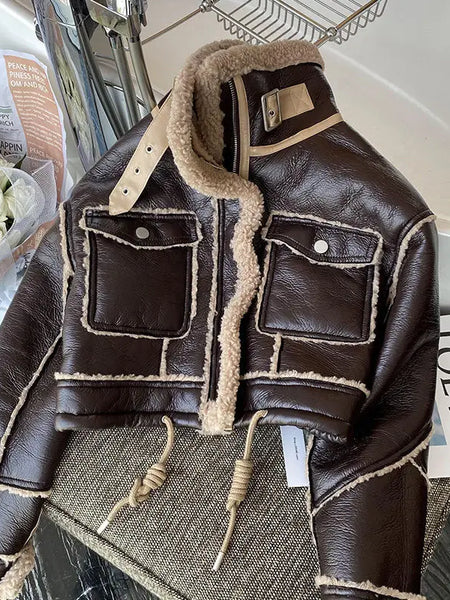 Jaqueta de Couro Feminino Isabela