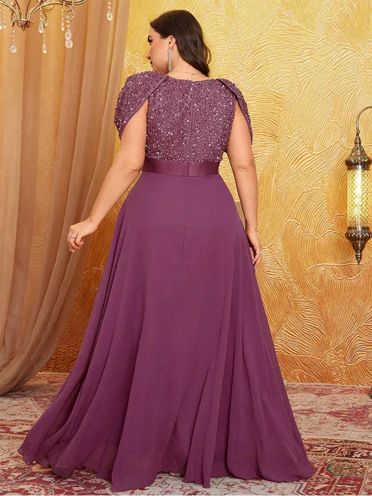 Vestido Festa Longo Plus Size Federica