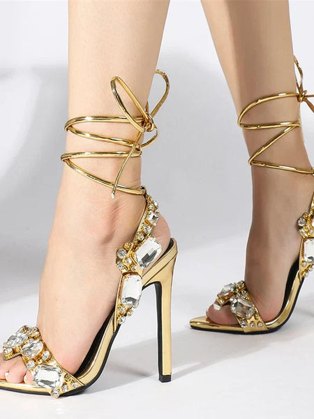 Sandalia Salto Fino Marine