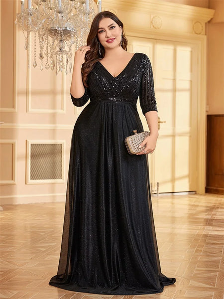 Vestido Longo Plus Size Festa Alessia