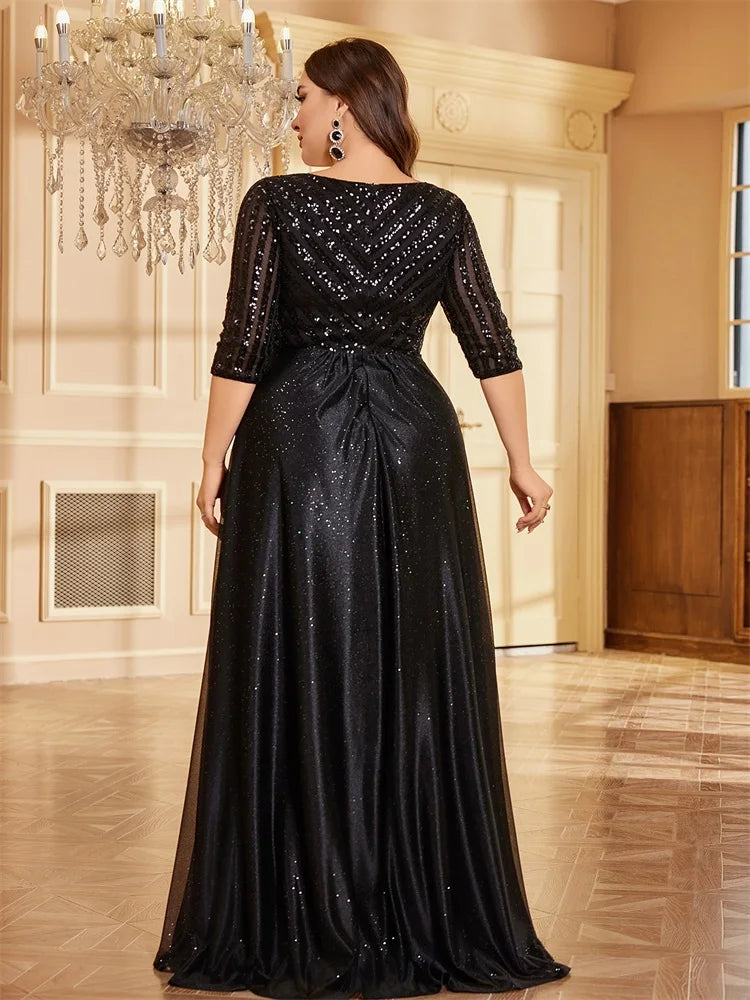 Vestido Longo Plus Size Festa Alessia