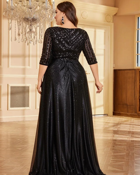 Vestido Longo Plus Size Festa Alessia