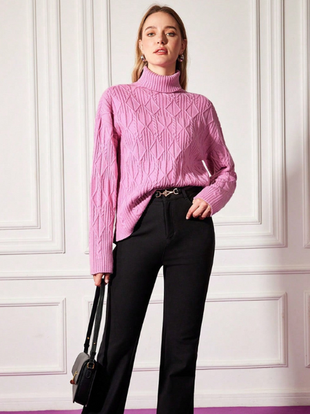 Suéter Feminino Gola Alta Lucie