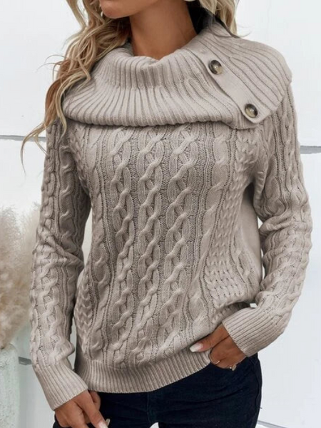 Suéter Feminino Gola Alta Madeleine