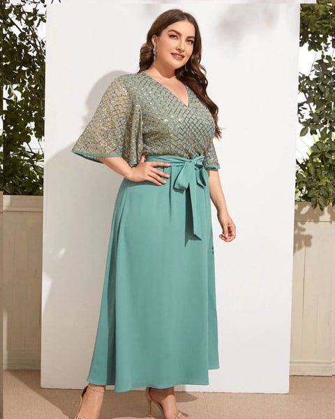 Vestido Festa Plus Size Nadia