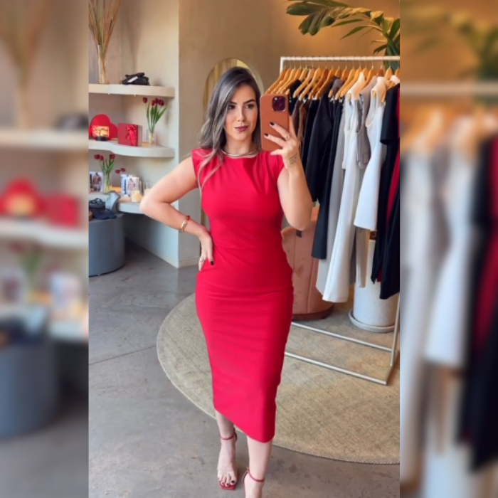 Vestido Longo Casual Claudia