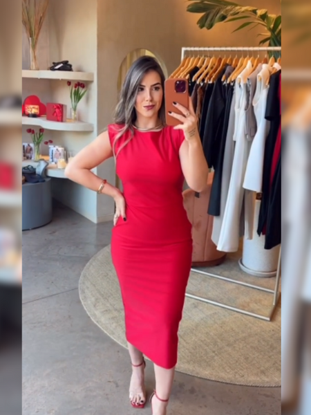 Vestido Longo Casual Claudia