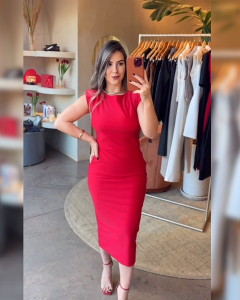 Vestido Longo Casual Claudia