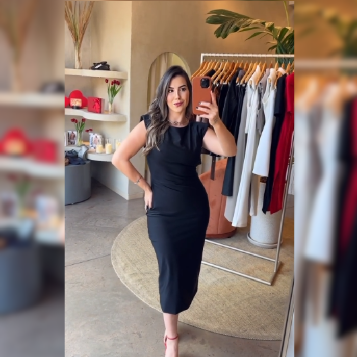 Vestido Longo Casual Claudia