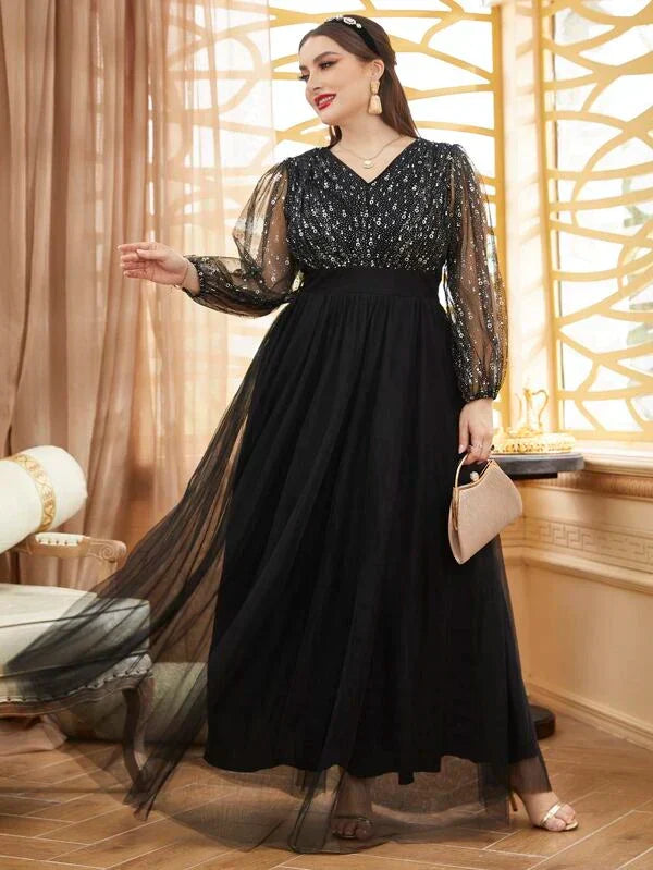 Vestido Longo Festa Plus Size Sonia