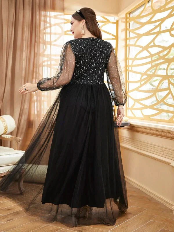 Vestido Longo Festa Plus Size Sonia