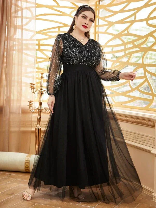 Vestido Longo Festa Plus Size Sonia