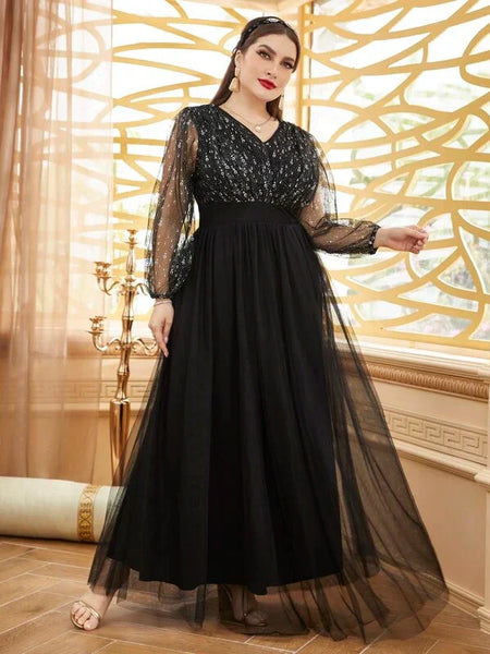 Vestido Longo Festa Plus Size Sonia