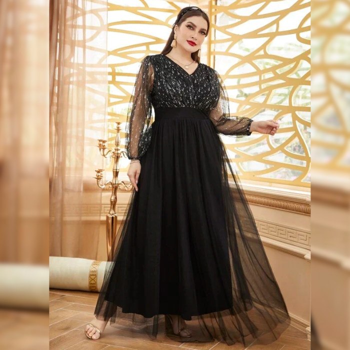 Vestido Longo Festa Plus Size Sonia