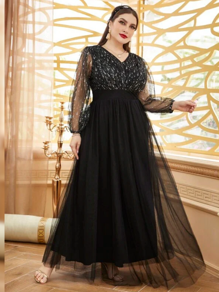 Vestido Longo Festa Plus Size Sonia