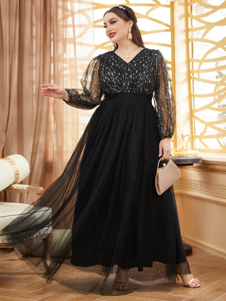 Vestido Longo Festa Plus Size Sonia