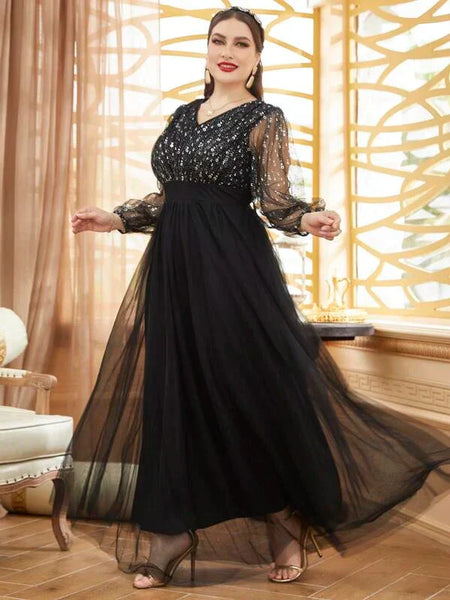 Vestido Longo Festa Plus Size Sonia