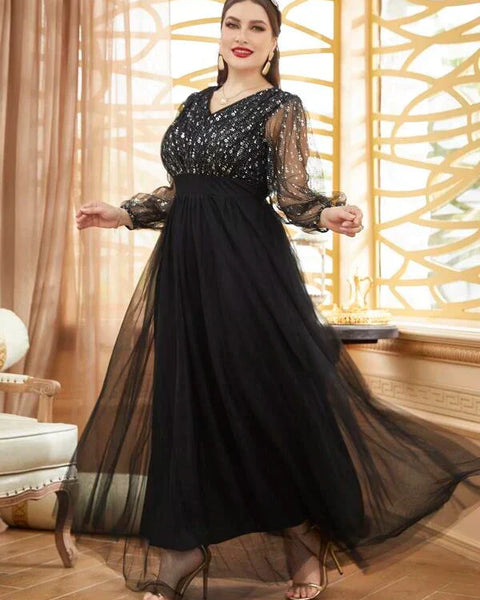 Vestido Longo Festa Plus Size Sonia