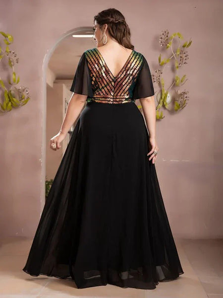 Vestido Longo Plus Size Festa Aurora