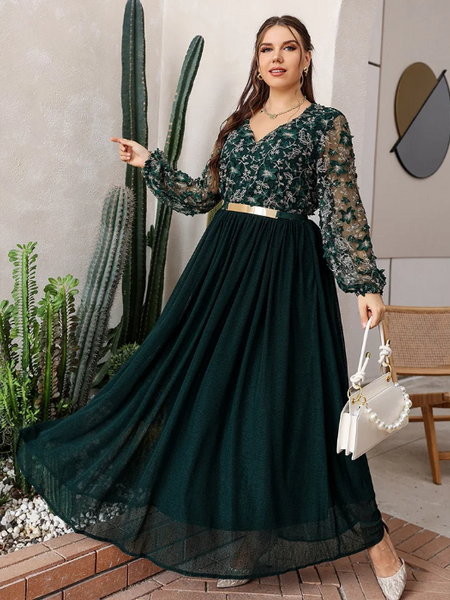 Vestido Longo Plus Size Festa Viola